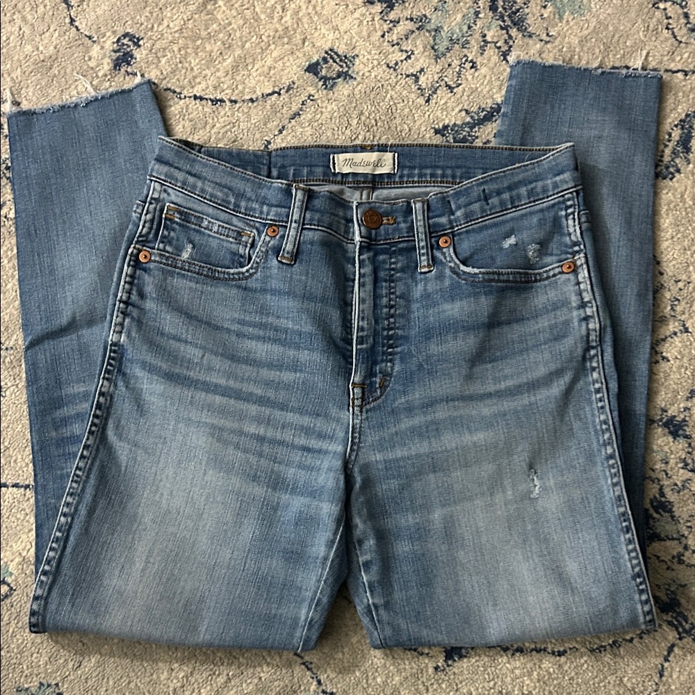 Madewell Women's Light Blue Straight Leg Jeans
